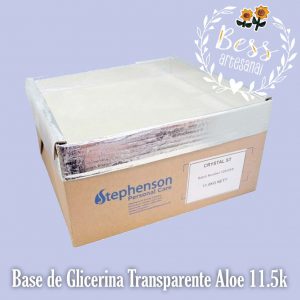Bess Artesanal - Glicerina Transparente Aloe 11.5k