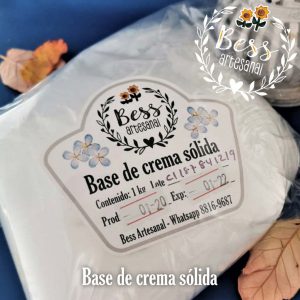 Bess Artesanal - Base de crema sólida