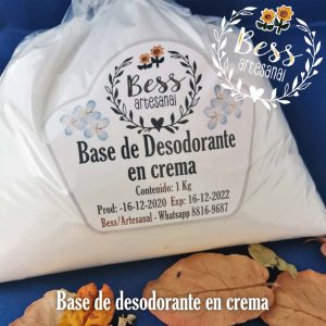 Bess Artesanal - Base de desodorante en crema