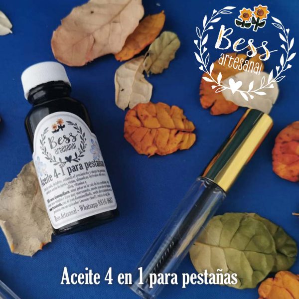 Bess Artesanal - Aceite 4 en 1 para pestañas