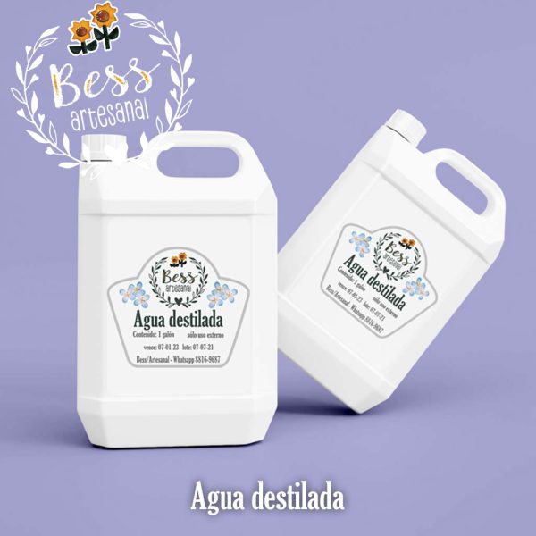 Bess Artesanal - Agua destilada