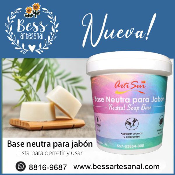 Bess Artesanal - Base para jabón ArtiSur