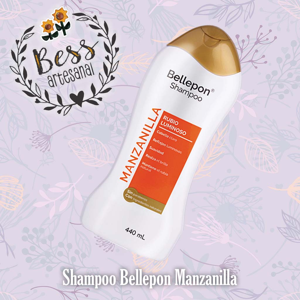 Bess Artesanal - Shampoo Bellepon Rubios Manzanilla
